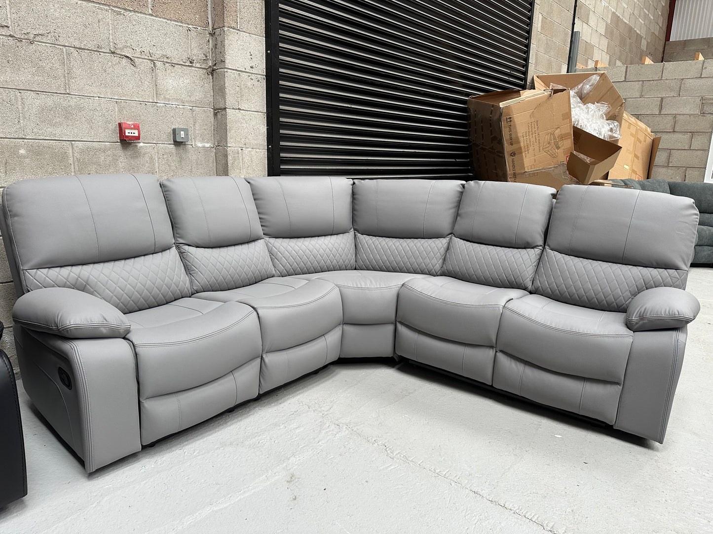 Rita Leather Corner Recliner