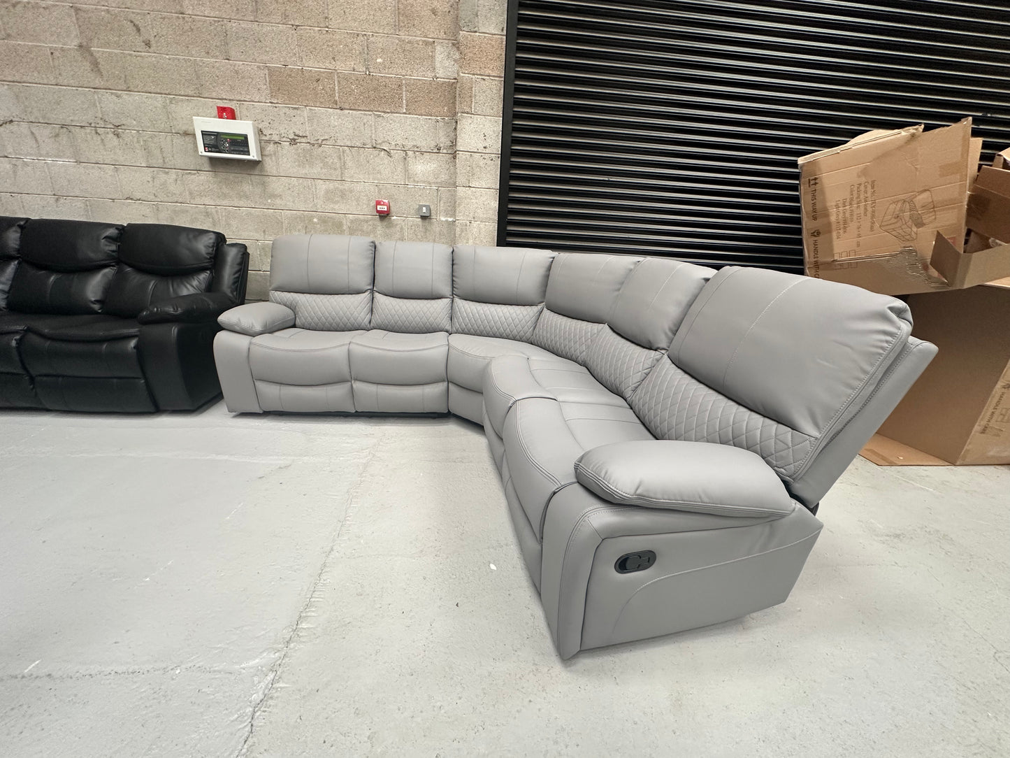 Rita Leather Corner Recliner