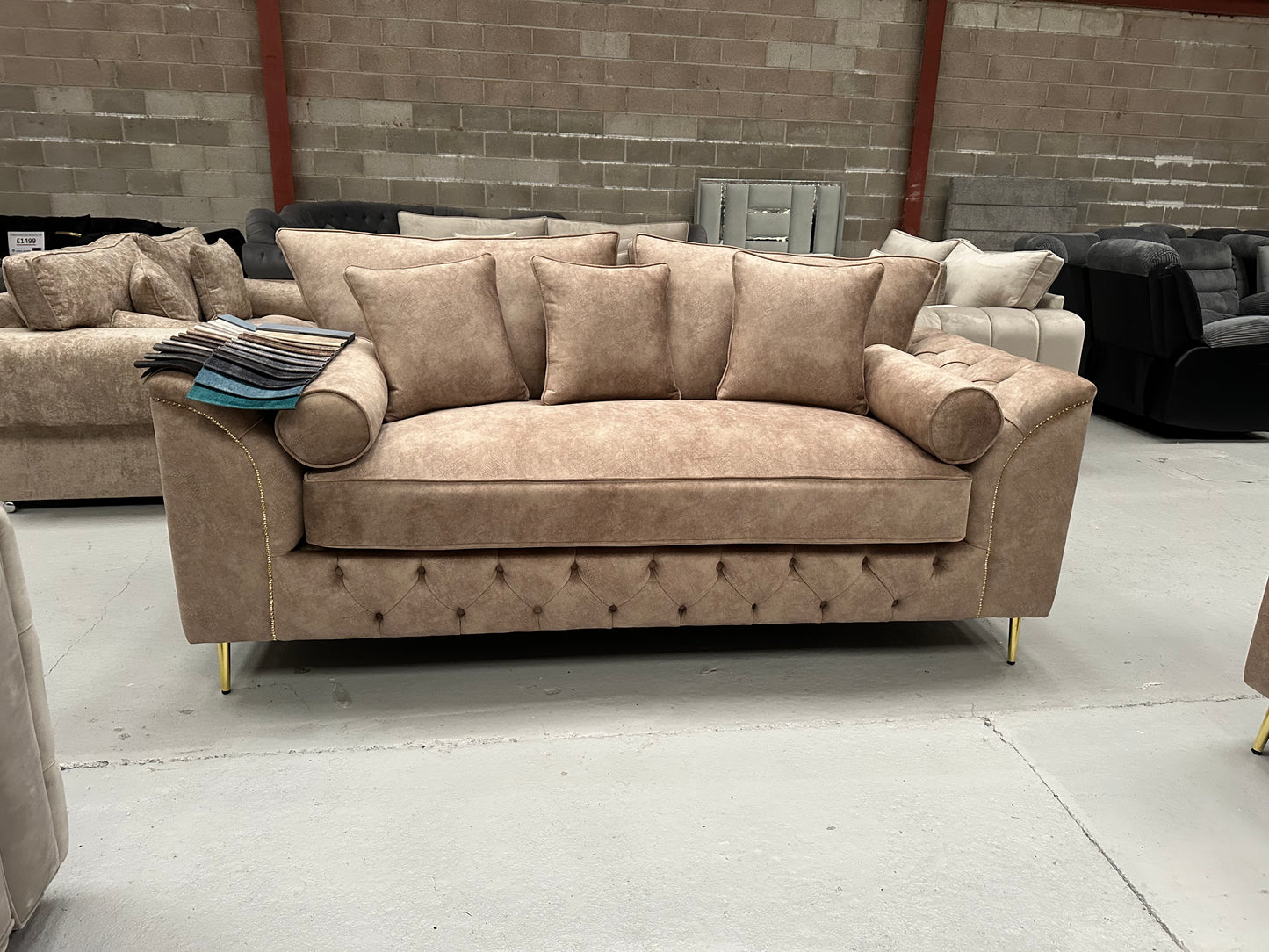 3+2  ROYALE MALIBU  CHESTERFILED SOFA