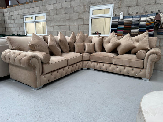 ROYALE WINDSOR  CHESTERFIELD CORNER SOFA