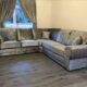 Verona Corner Sofa silver